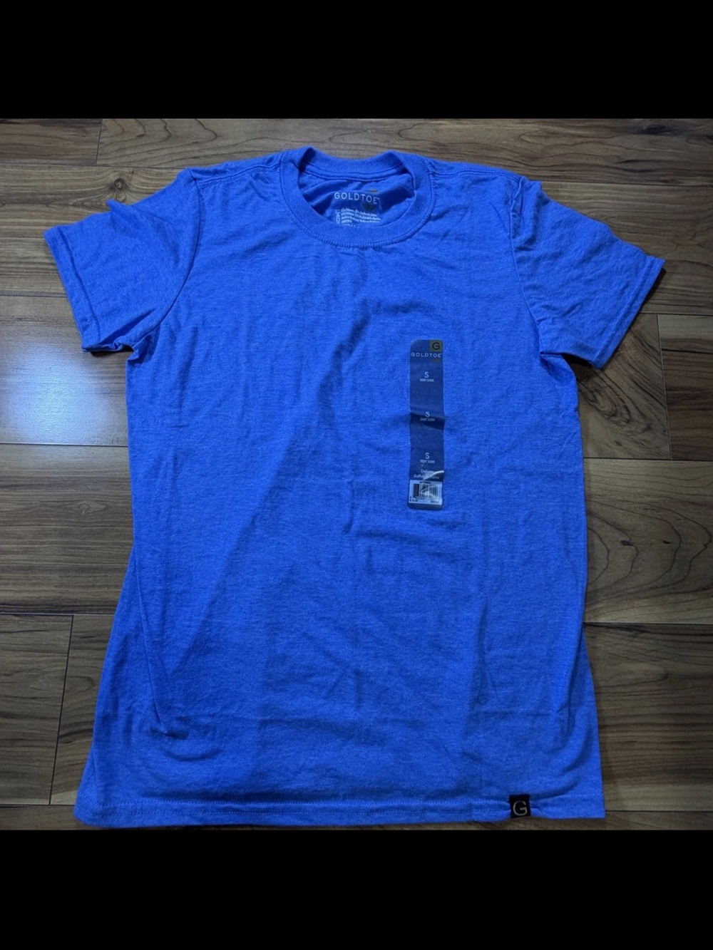 Gold Toe Men's Royal Blue Crew Neck Short Sleeve Tee